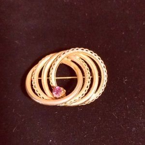 Antique Gold Plated Pin